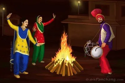 Lohri Celebrations with Bonfire