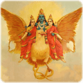 Lord Vishnu on Garuda